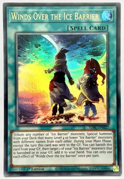 SDFC-EN027 Winds Over the Ice Barrier - Ultra Rare 1st Edition Lightly Played - Image 1
