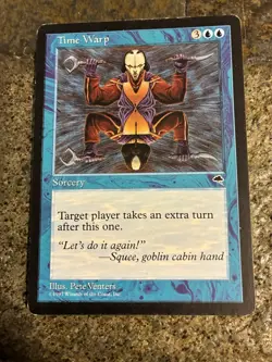 Time Warp - MTG Tempest Magic The Gathering LP - Image 1