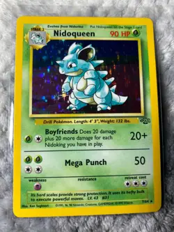 ORIGINAL NIDOQUEEN HOLOGRAPHIC POKEMON CARD | GREAT CONDITION | COLLECTOR OWNED - Image 1