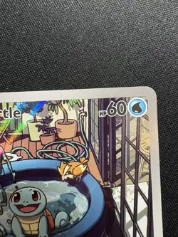 Pokemon TCG Squirtle Stellar Crown Illustration Rare Card 148/142 Mint-NM - Image 3
