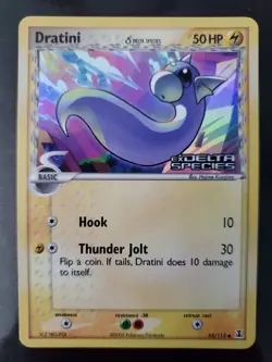 Dratini 65/113 Reverse Holo Stamp Pokemon TCG Card EX Delta Species Near Mint NM - Image 1