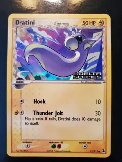 Dratini 65/113 Reverse Holo Stamp Pokemon TCG Card EX Delta Species Near Mint NM - Image 2