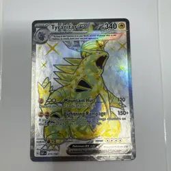 Pokemon TCG Tyranitar EX Full Art Ultra Rare Card 211/197 Obsidian Flames - Image 1