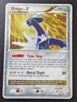 Dialga LV.X 105/106 D&P Great Encounters Pokemon Card Holo Foil Rare MP - Image 1