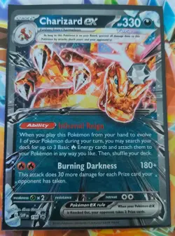 Charizard Ex 196 - Black Star Promo Card - Pokemon TCG - Image 1