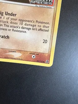 Pokemon Card Ex Delta Species Sandshrew 82/113 2005 Reverse Stamped Holo - Image 2