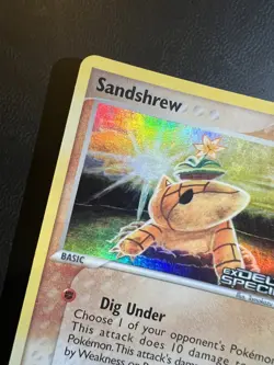 Pokemon Card Ex Delta Species Sandshrew 82/113 2005 Reverse Stamped Holo - Image 4