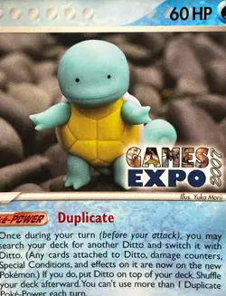 Ditto GAMES EXPO Card- Ex Delta Species 64/113-Super Rare Pokemon Promo -NM - Image 2