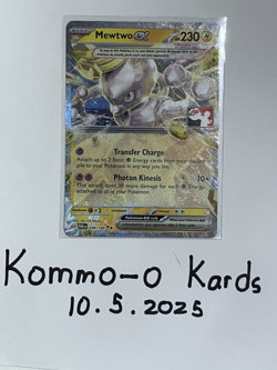 Mewtwo ex - 058/182 - Play! Prize Pack Series 5 - Stamped Promo Pokemon Card - Image 1