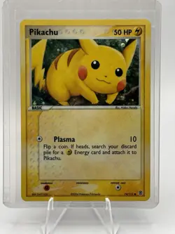 Pikachu 74/112 Ex FireRed LeafGreen Reverse Holo Pokemon Card 2004 - Image 1