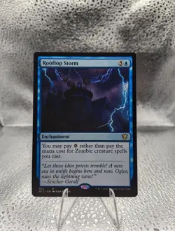 MTG - Rooftop Storm Commander: Innistrad: Midnight Hunt Regular - NM - Image 1