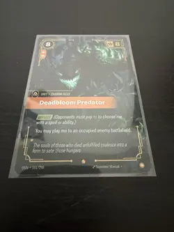 Riftbound Origins Deadbloom Predator Epic Foil 161/298 - Image 1