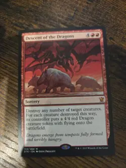 Descent of the Dragons DTK LP MTG - Image 1