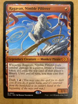 MTG 1x Ragavan, Nimble Pilferer 21 MOM Multiverse Legends Magic Gathering x1 NM - Image 1