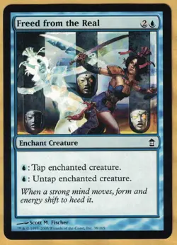 Freed From the Real (Saviors of Kamigawa, Common, English, 2005) MTG - Image 1