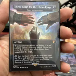 Three Rings for the Elven-Kings - Rings of Brighthearth Commander: LOTR Regular - Image 1