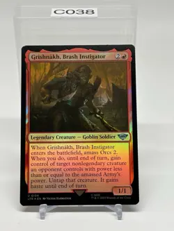 Grishnakh, Brash Instigator •Foil• Legendary Goblin Soldier • Lord of the Rings - Image 1