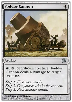 Fodder Cannon Light Play, English Magic the Gathering MTG 8th Edition - Image 1