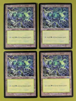 Forest (347) x4 Urza's Saga 4x Playset Magic the Gathering MTG - Image 1