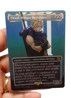 MTG CLOUD, Midgar Mercenary Borderless FOIL Final Fantasy #375 Magic Gathering - Image 1