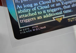 MTG CLOUD, Midgar Mercenary Borderless FOIL Final Fantasy #375 Magic Gathering - Image 5