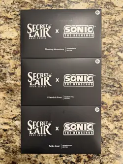 Magic The Gathering Secret Lair x Sonic the Hedgehog Rainbow Foil Bundle OPENED - Image 1