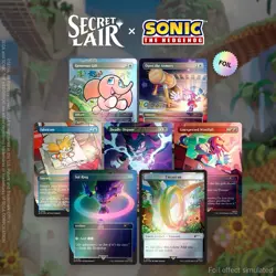 Magic The Gathering Secret Lair x Sonic the Hedgehog Rainbow Foil Bundle OPENED - Image 3