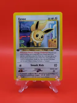 EEVEE 2001 POKEMON 1ST EDITION NEO DISCOVERY UNCOMMON 38/75 Q2058 - Image 1
