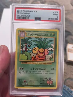 2016 Pokemon XY Evolutions Exeggutor #109 PSA 9 - Image 1