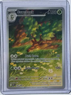 Pokemon Sawsbuck 092/086 Sv: White Flare Holo - Image 1