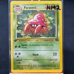 Parasect - 41/64 - Jungle Set - 1st Edition - Uncommon - Pokemon - WOTC - NM - Image 3