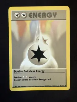 Double Colorless Energy - 96/102 Base Set - Pokemon TCG - 1999 - Image 1