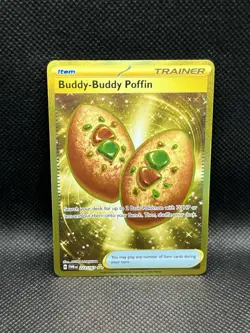 Buddy-Buddy Poffin 223/167 HYPER RARE HOLO Twilight Masquerade Sv06 Pokemon Foil - Image 1