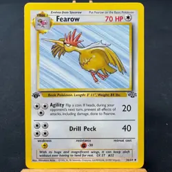 Fearow - 36/64 - Jungle Set - 1st Edition - Uncommon - Pokemon - WOTC - Played - Image 1
