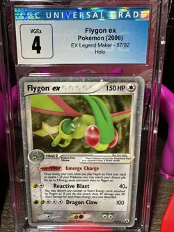 Flygon EX Legend Maker 87/92 vintage 2006 Pokemon Holo CGC 4 - Image 1