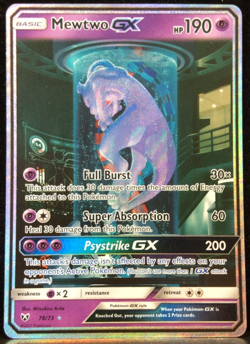 Mewtwo GX 78/73 Shining Legends 2017 "MEWTUBE" LP See Pics Pokemon Nintendo - Image 1