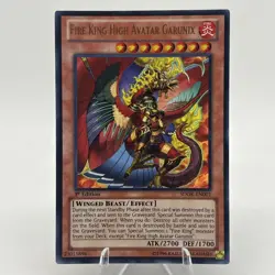 Yugioh Fire King High Avatar Garunix SDOK-EN001 Ultra Rare 1st Ed NM - Image 1