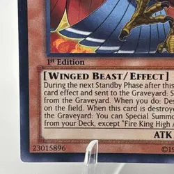 Yugioh Fire King High Avatar Garunix SDOK-EN001 Ultra Rare 1st Ed NM - Image 4