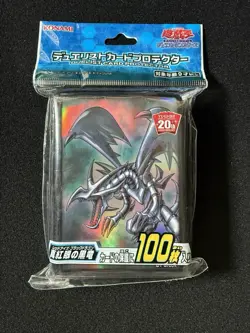 Konami Yu-Gi-Oh OCG Red Eyes Black Dragon 100pcs Sleeves JAPAN OFFICIAL 20th Ani - Image 1