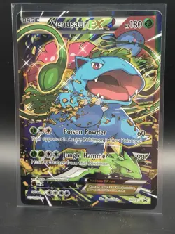 Pokemon TCG Venusaur EX Black Star Promo Card XY123 - Image 1