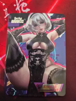 Lucky Goddess 2 Waifu Card 2B Nier Automata - Image 1