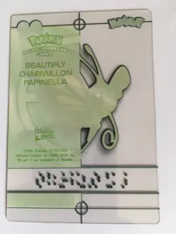 STICKER CARD " BEAUTIFLY" POKEMON MAGIC MESSAGE CARD TOPPS NEUF MINT MERLIN 2006 - Image 2