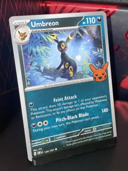 Umbreon - Trick or Trade 2024 - Obsidian Flames OBF 130/197 Pokemon Card - Image 2
