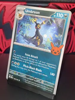 Umbreon - Trick or Trade 2024 - Obsidian Flames OBF 130/197 Pokemon Card - Image 3