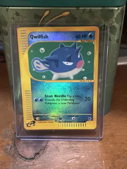 Pokemon Card - Qwilfish Expedition 127/165 Common Reverse Holo 2002 - Image 3