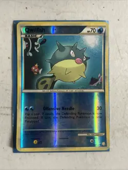 Qwilfish 50/123 Uncommon HeartGold SoulSilver Reverse Holo Pokemon Card - Image 1