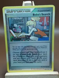 MP Pokemon Card - Bebe's Search 89/111 - Crosshatch Promo - Reverse Holo - Image 1