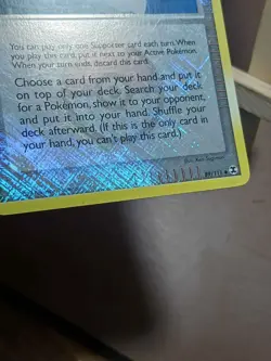 MP Pokemon Card - Bebe's Search 89/111 - Crosshatch Promo - Reverse Holo - Image 5
