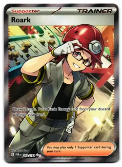 Roark 242/182 - Ultra Rare Paradox Rift Pokemon TCG Holo 2023 - NM Card - Image 1