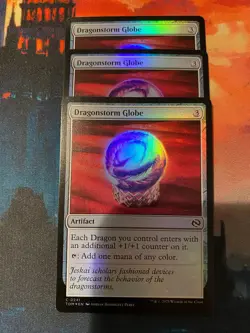 MTG Tarkir Dragonstorm Dragonstorm Globe Foil x 3 - Image 1